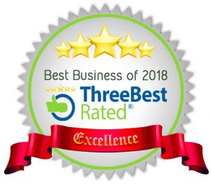 Best Business of 2018 - ThreeBest Rated
